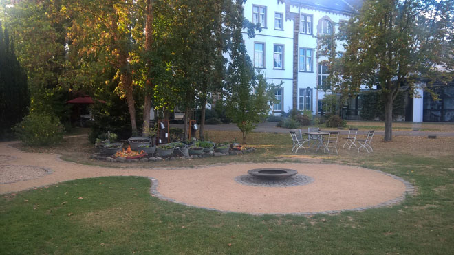 Der neu geschaffene Grillplatz 